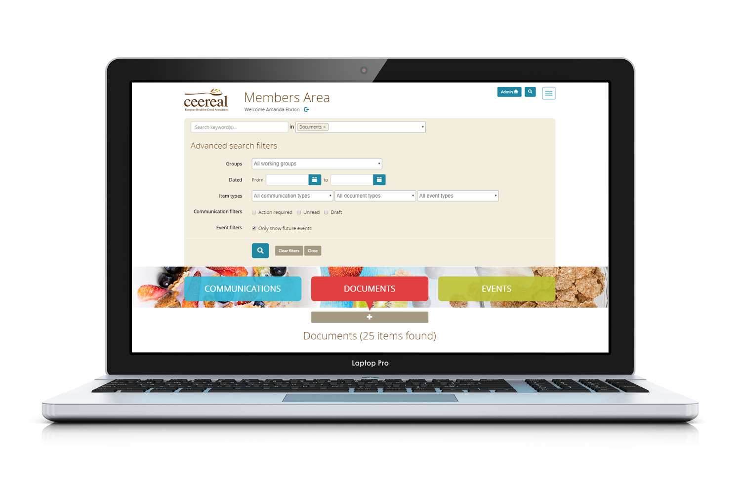 Bespoke document management software with advanced document search