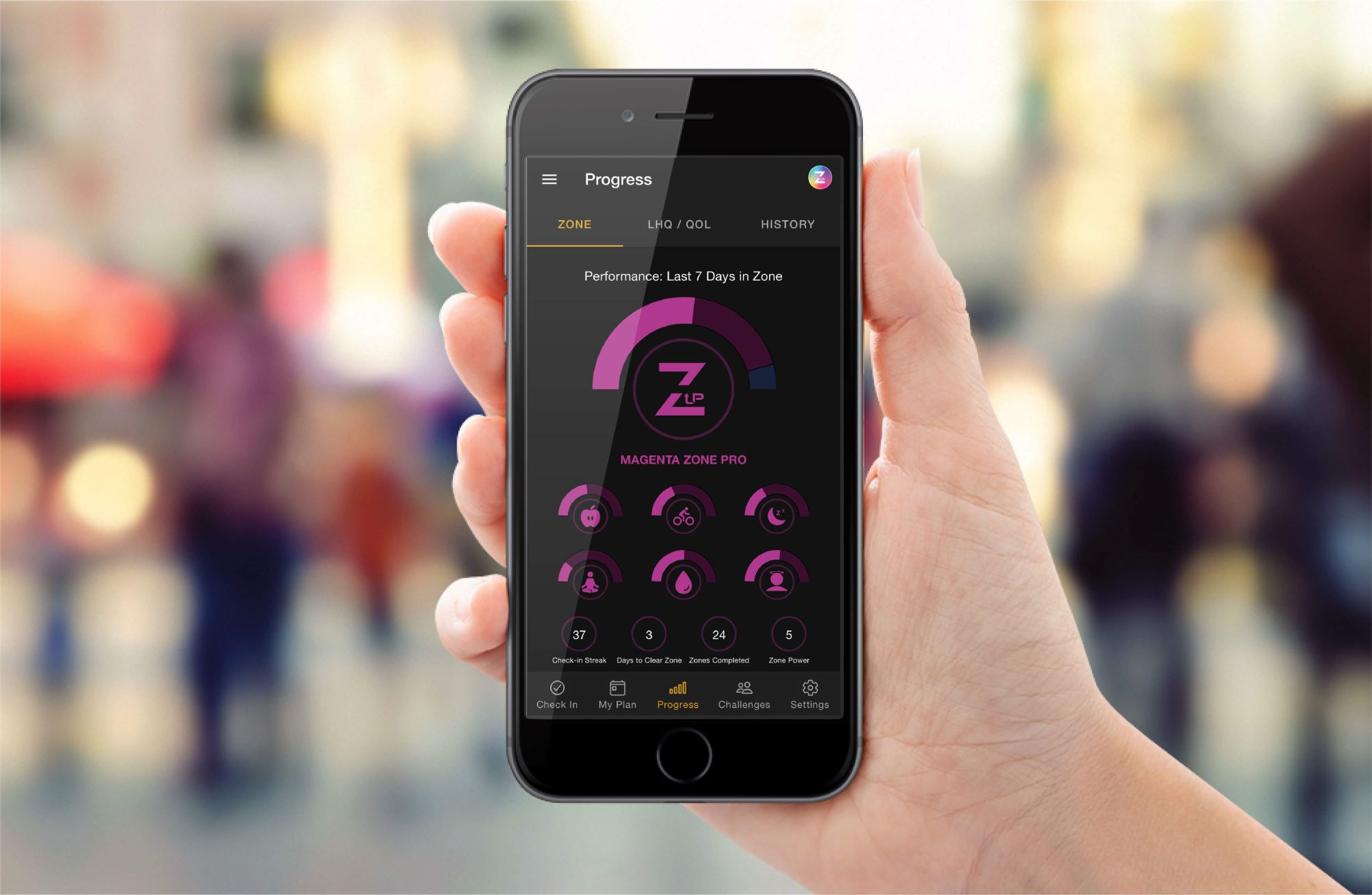 Health and Happiness mobile app for SX2 Ventures