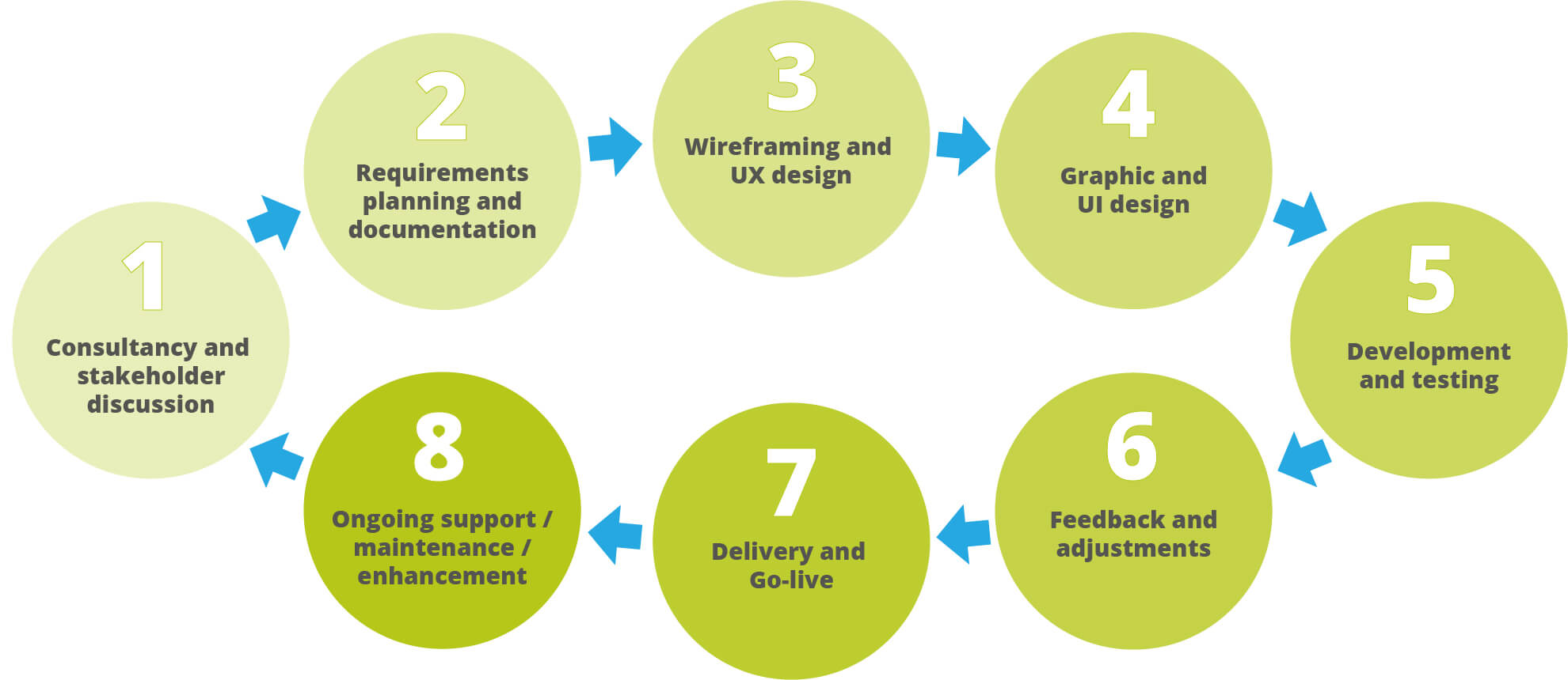 The software development process